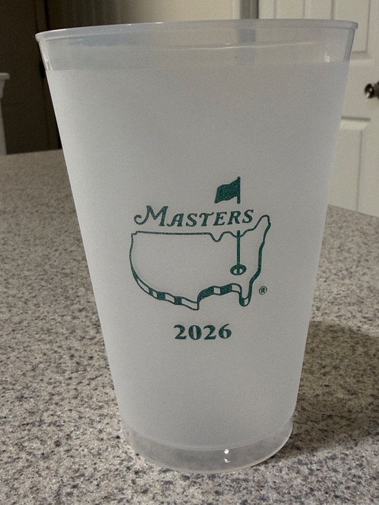 Masters Other - 2026 Masters Tournament Clear Plastic Cup!!🔥🔥🔥